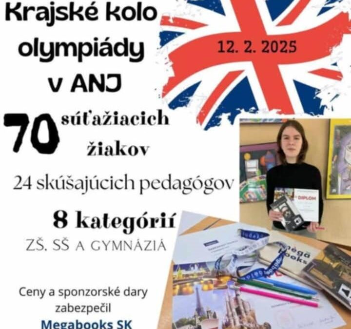 Krajské kolo olympiády v anglickom jazyku